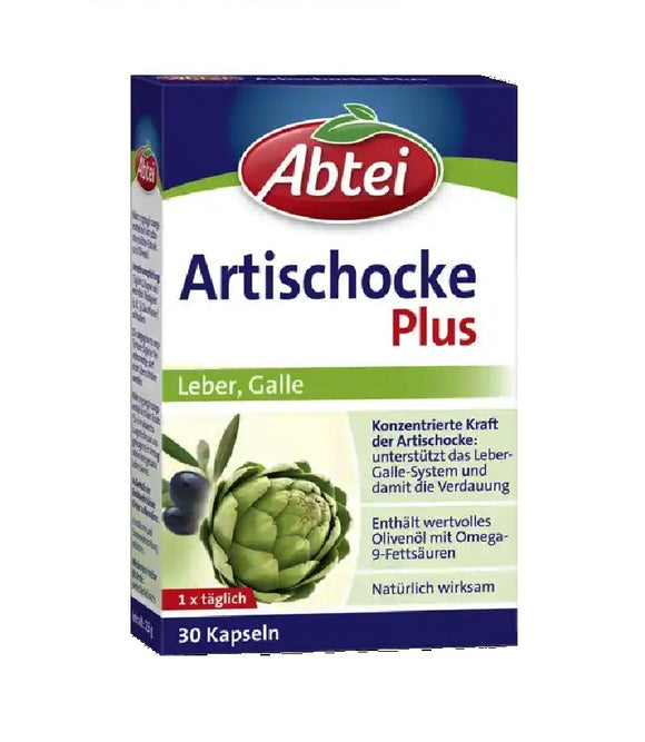 Abtei Artichoke Plus Artichoke Plus Liver and Gallbladder - 30 Pcs
