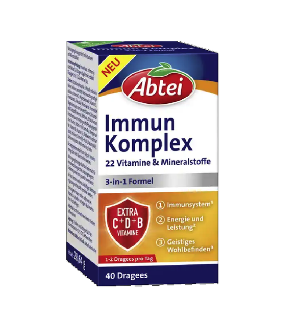 Abtei Immune Complex 3-in-1 Formula - 40 Pcs