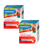 2xPack Sanotact® Acerola & Ginger Sticks - 40 Pcs