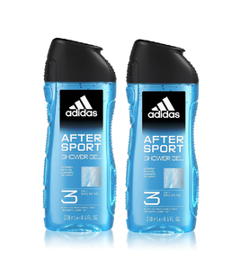 2xPack Adidas After Sport Shower Gel - 500 ml