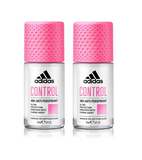 2xPack Adidas Control Deodorant Roll-On - 100 ml