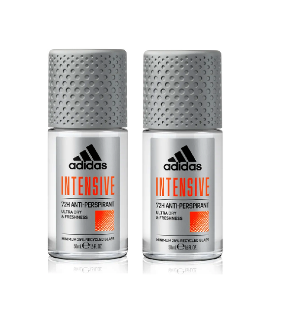 2xPack Adidas Cool & Dry Intensive Deodorant Roll On - 100 ml