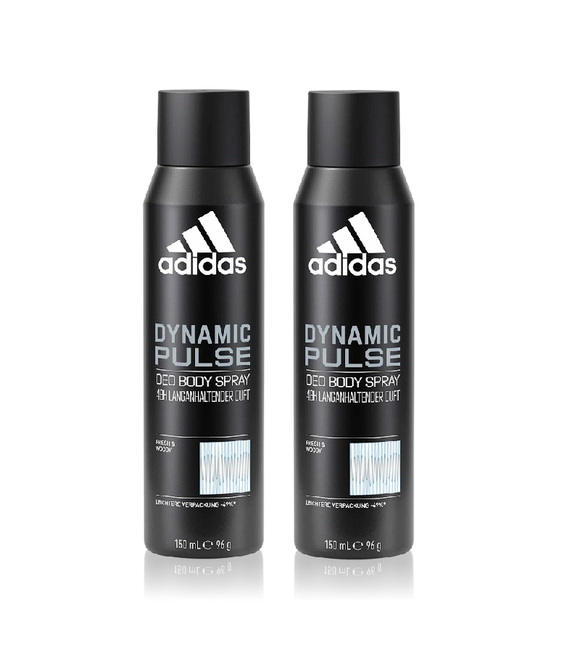 2xPack Adidas Dynamic Pulse Deodorant Spray - 300 ml