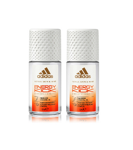 2xPack Adidas Energy Kick Deodorant Roll-On - 100 ml