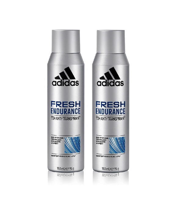2xPack Adidas Fresh Endurance 72H Antiperspirant Deodorant Spray - 300 ml