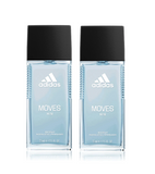 2xPack Adidas Moves for Him Deodorant Natural Spray - 150 ml