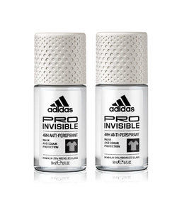 2xPack Adidas Pro Invisible Deodorant Roll On for Women - 100 ml