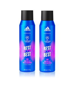 2xPack Adidas UEFA 9 Best of the Best Antiperspirant Deodorant Spray - 300 ml