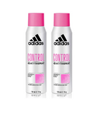 2xPack Adidas Control 48H Antiperspirant Deodorant Natural Spray - 300 ml