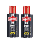 2xPacks Alpecin Caffeine Shampoo Sport CTX- 500 ml