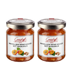 2xPack Grashoff Apricot Mustard Sauce with Almonds - 250 ml