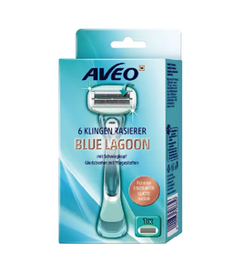 AVEO Blue Lagoon 6-blades Ladies Razor