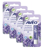 4xPack AVEO Lavender Lip Care Balm - 19.2 g