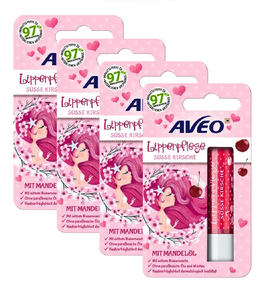 4xPack AVEO Kids Sweet Cherry Care Balm - 19.2 g