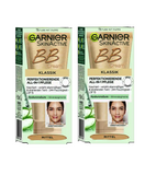 2xPack Garnier SkinActive BB Cream Combination and Oily Skin-  Light or Medium - 100 ml