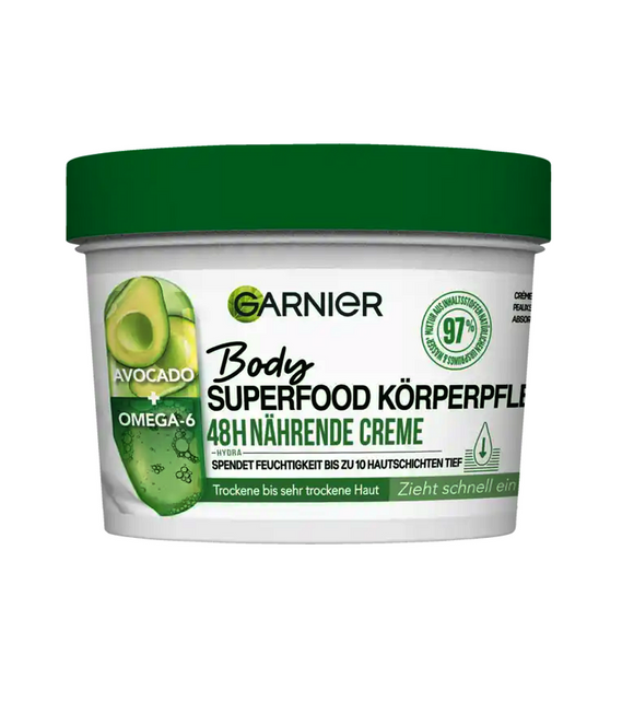 Garnier BODY SUPERFOOD Body Care 48h Nourishing Cream -380 ml