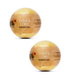 2xPack BODY&SOUL Inner Love with Heart Bath Bomb  - 2 Pieces