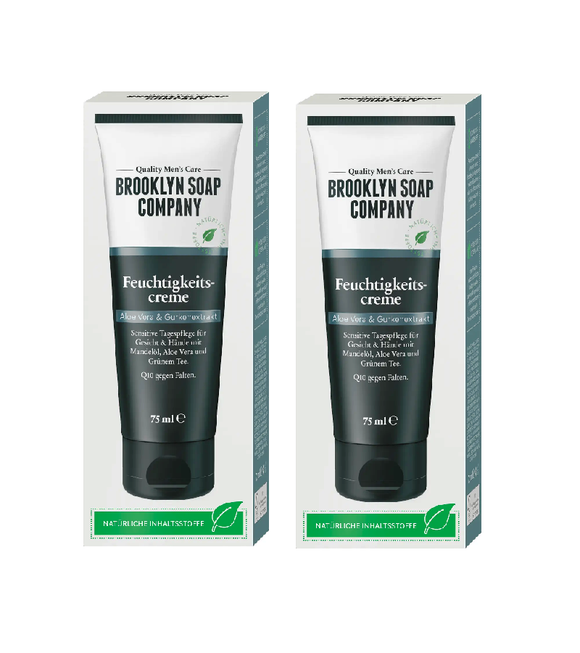 2xPack Brooklyn Soap Company Facial Moisturizer for Men - 150 ml
