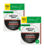 2xPack Brooklyn Soap Company Beard Wax for Men - 40 g