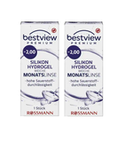 2xxPack Bestview Premium Soft Monthly Contact Lens Silicone Hydrogel - 15 Varities