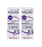 2xxPack Bestview Premium Soft Monthly Contact Lens Silicone Hydrogel - 15 Varities