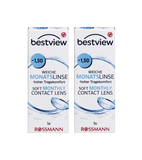 2xPack Bestview Soft Monthly Contact Lenses - 17 Varieties