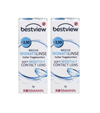 2xPack Bestview Soft Monthly Contact Lenses - 17 Varieties