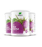 3xPack Nature's Finest Milk Thistle Powder Organic Package - 300 g
