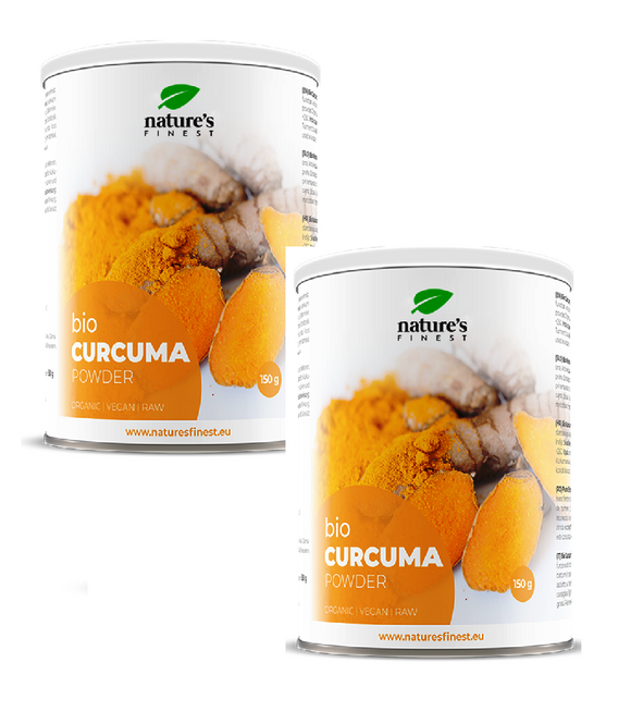 2xPack Nature's Finest Organic Turmeric Powder - 300 g