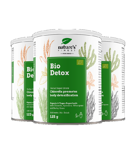 3-Piece Nature's Finest Organic DETOX Mix Superfoods Package - 375 g