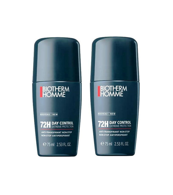 2xPack Biotherm Homme Day Control 72h Extreme Protection Deo Roll - 150 ml