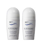 2xPack Biotherm Lait Corporel Le Déodorant Roll-On Anti-Transpirant - 150 ml