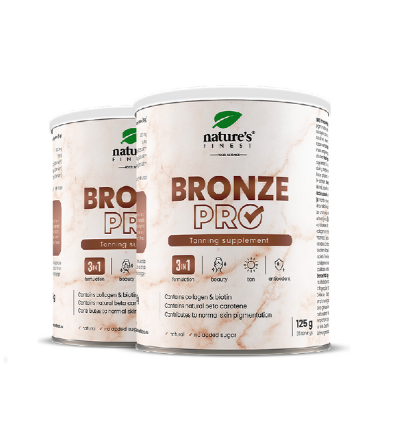 2xPack Nature's Finest Bronze PRO Tanning Supplement - 250 g
