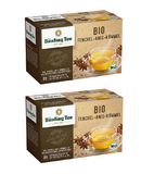2xPack Bünting Organic Fennel-Anise-Caraway Tea - 40 Tea Bags