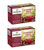 2xPack Bünting Tea Blackcurrant-Cherry Refreshing-Fruity - 40 Tea Bags