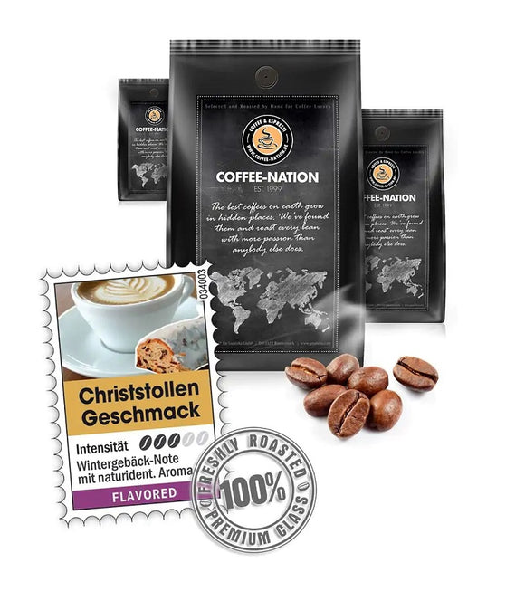Coffee-Nation CHRISTSMAS FURIT CAKE - Coffee Beans or Ground - 500 to 1000 g