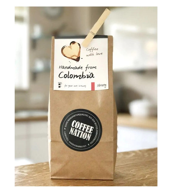 Coffee-Nation COFFEE WITH LOVE Handmade from Colombia - 500g Whole Beans