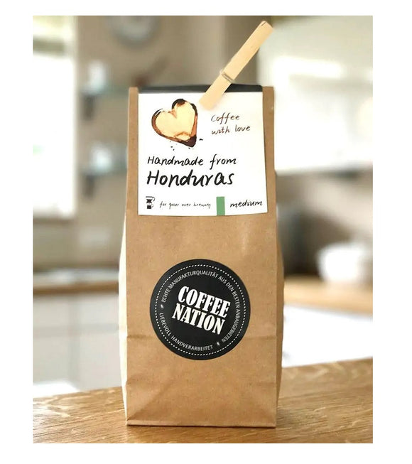Coffee-Nation COFFEE WITH LOVE Handmade from Honduras - 500g Whole Beans