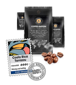 Coffee-Nation COSTA RICA TARRAZZU - Coffee Beans or Ground - 500 to 1000 g