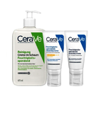 CeraVe Cream-to-Foam Cleansing + Moisturizing Face Cream SPF 50 + Moisturizing Night Cream Set