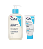 CeraVe SA Smoothing Cleansing+& SA Urea Smoothing Moisturizing Cream Set