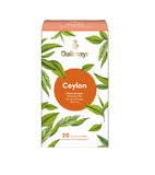 DALLMAYR Ceylon Strong and Sparkling Black Tea - 20 Tea Pyramids