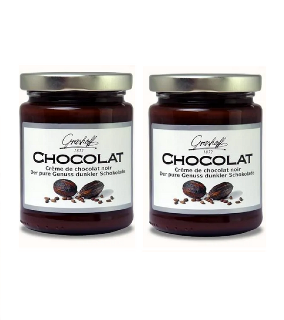 2xPack Grashoff Dark Chocolate Pure Enjoyment Spread - 500 g