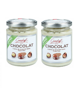 2xPack Grashoff White Chocolate Triple Nut Spread - 500 g