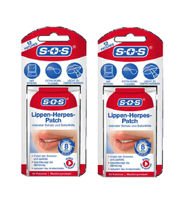 2xPack SOS Cold Sore Patch - 24 Pcs