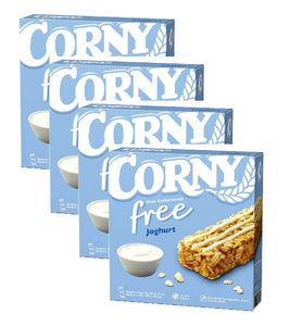 4xPack CORNY Muesli Bar FREE - Sugar Free Yoghurt - 24 Pieces