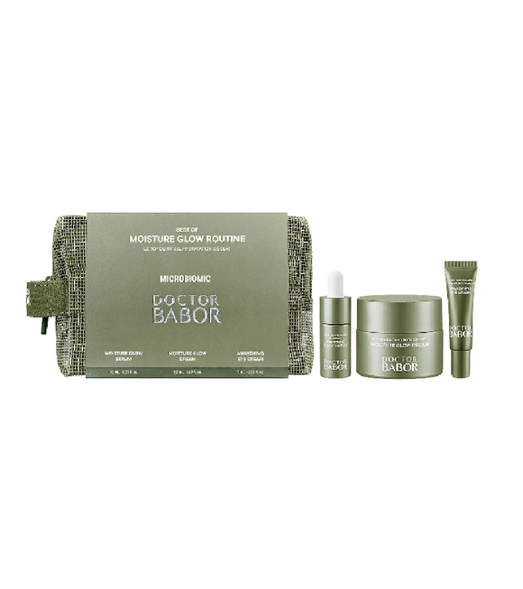 DOCTOR BABOR MICROBIOMIC BEST OF MOISTURE GLOW ROUTINE SET