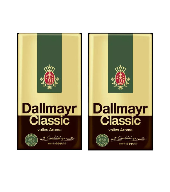 2xPack Dallmayr Classic Full Aroma Ground Coffee - 1 Kg