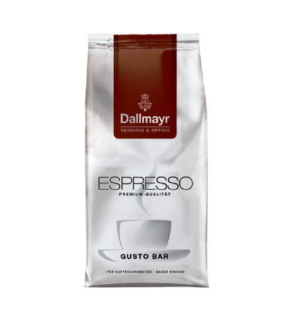 Dallmayr Espresso Gusto Bar Vending & Office Whole Coffee Beans - 1 kg