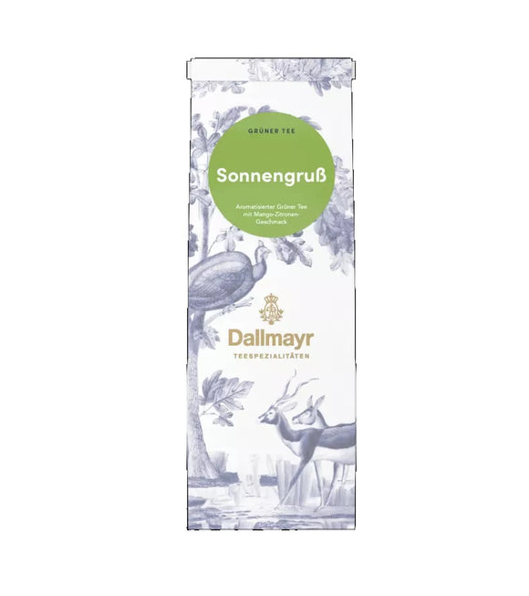 DALLMAYR Sun Salutation with Mango and Lemon Flavor Loose Green Tea - 100 g